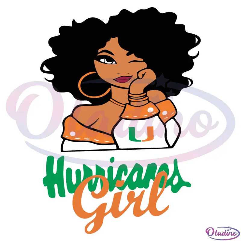 Hurricanes Ncca Team Girl SVG Digital File