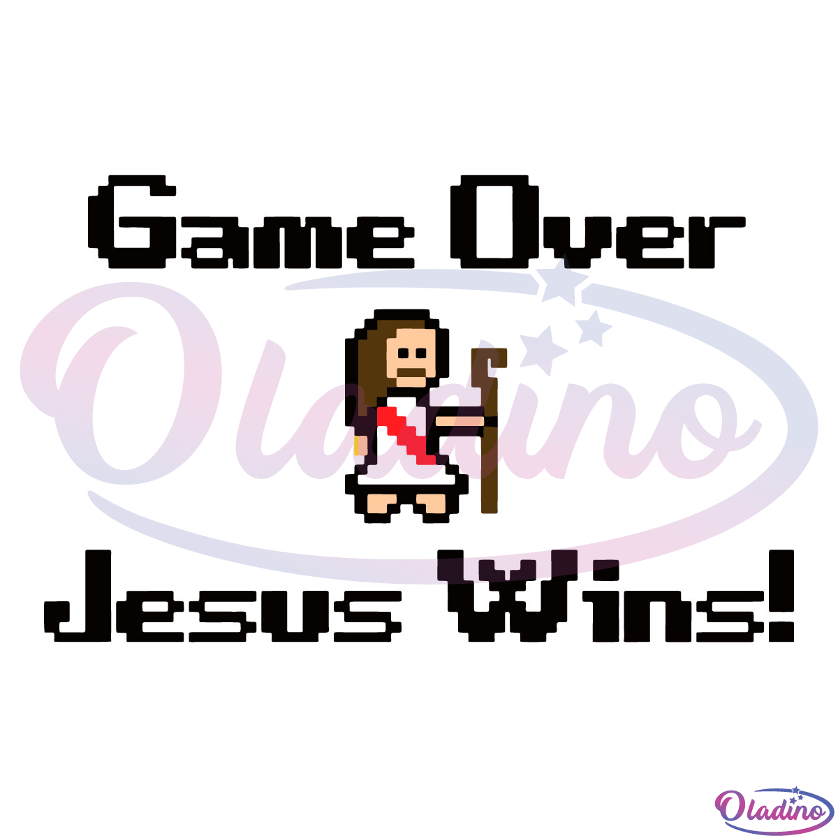 Jesus Wins SVG Digital File, Game Over Svg, Jesus Svg, Game Svg