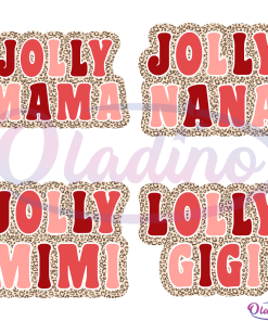 Jolly Mama Bundle SVG Digital File, Christmas Svg, Winter Svg