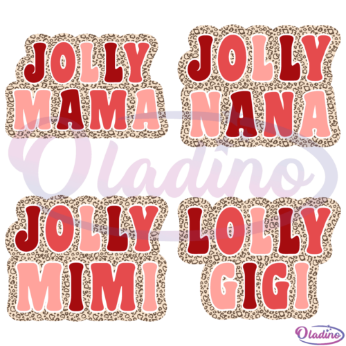 Jolly Mama Bundle SVG Digital File