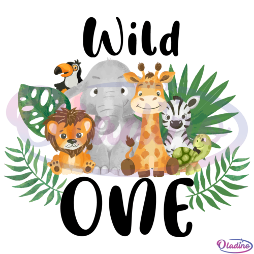 Jungle Safari Wild One SVG Digital File