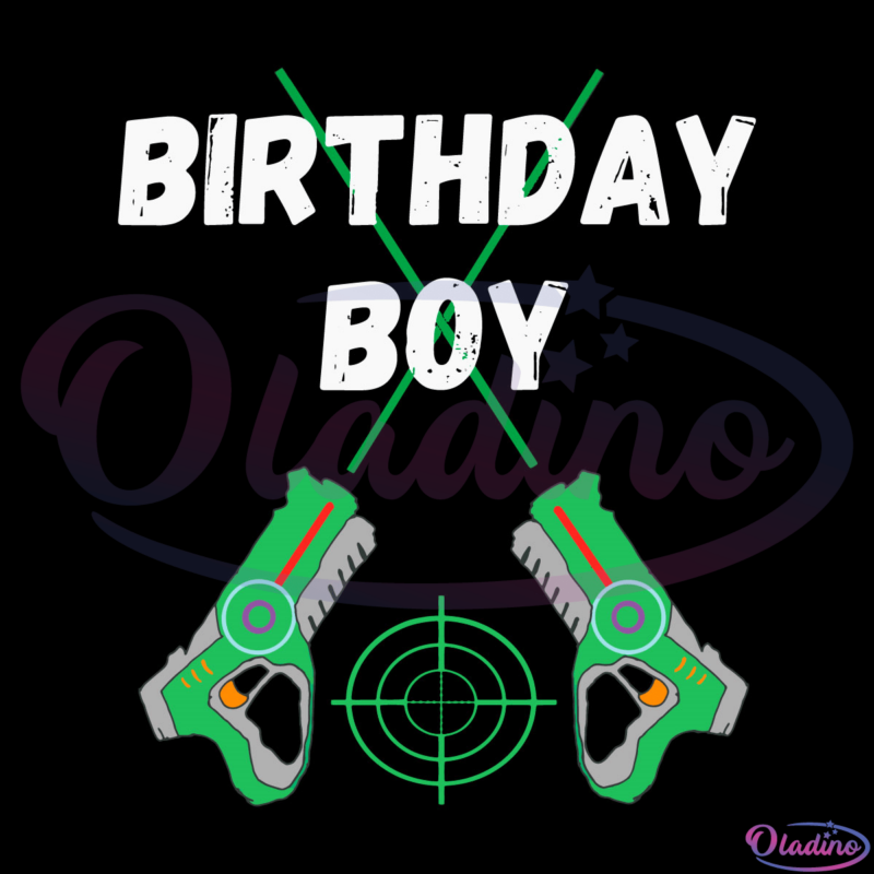 Laser Tag Birthday Boy Party Indoor Lasertag Game Player SVG