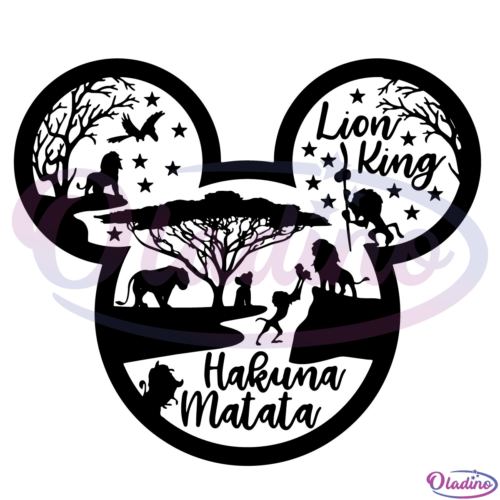 -OLion King Disney SVG Digital File