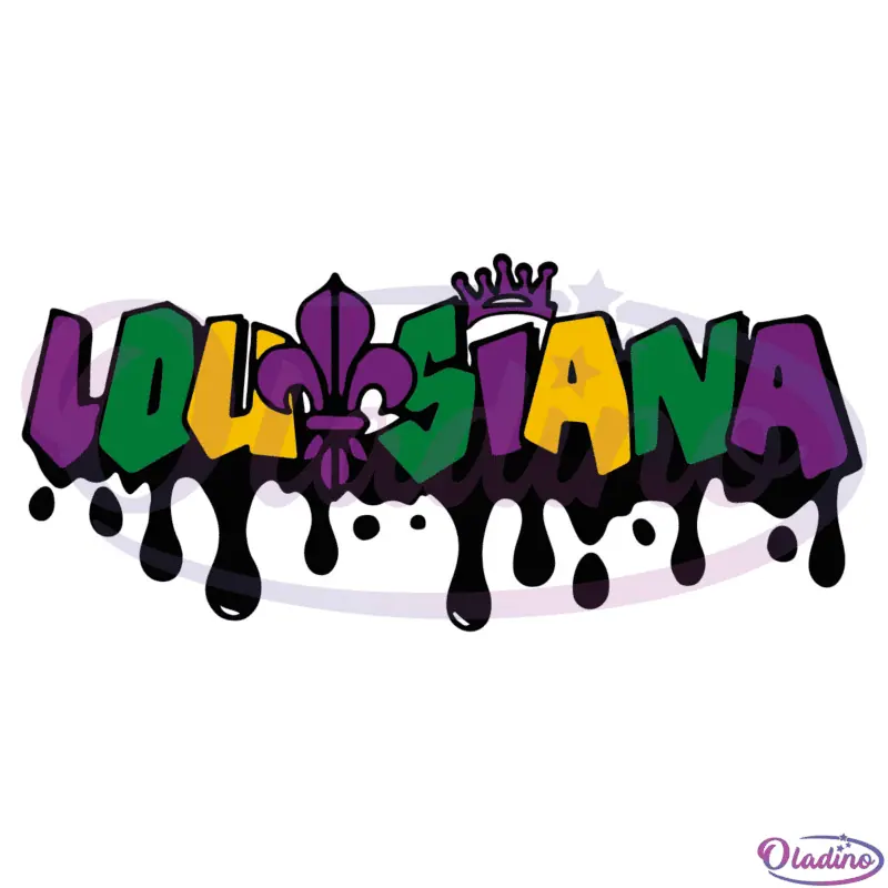 Louisiana Mardi Gras SVG Digital File