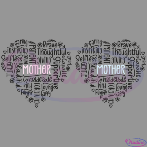 Love Mother Heart SVG Digital File