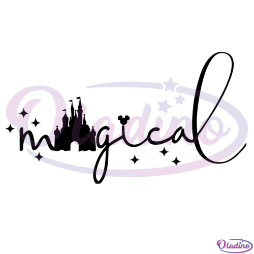 Magical Af Disney World SVG Digital File