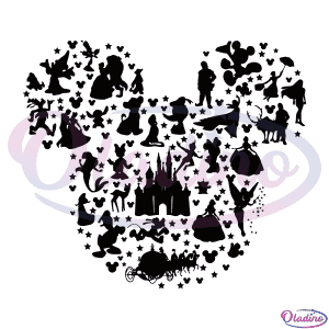 Mickey Mouse Head SVG Digital File