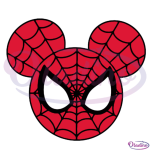 Mickey Mouse Spiderman SVG Digital File