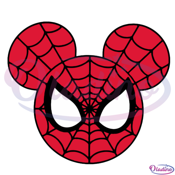 Mickey Mouse Spiderman SVG Digital File, Disney Svg