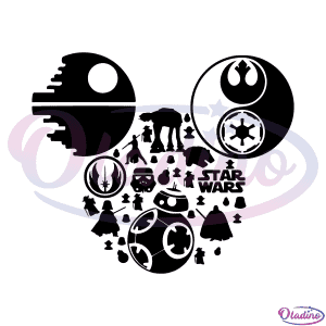 Mickey Star Wars SVG Digital File