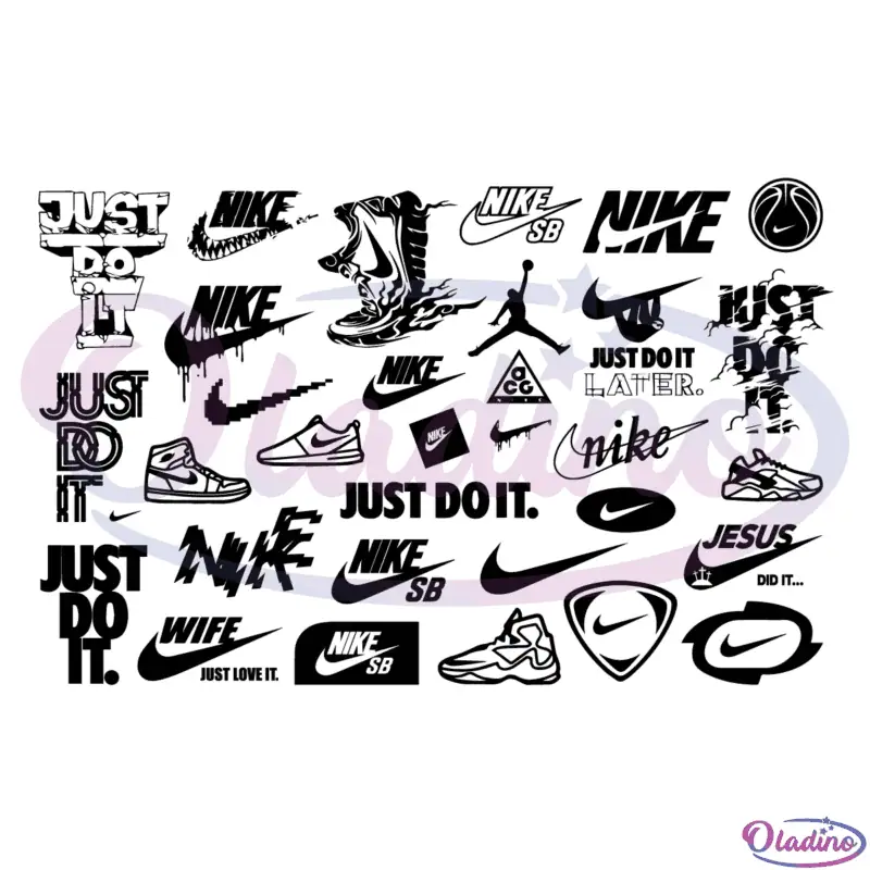 Nike Logo SVG Digital File Bundle