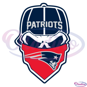Patriots Skull Logo SVG Digital File, New England Patriots Svg