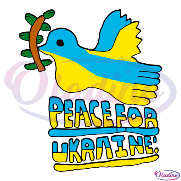 Peace Ukraine SVG Digital File, Peace Dove Svg, Dove Design Svg