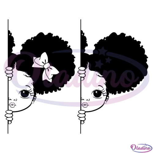 Peekaboo Girl Bundle SVG Digital File