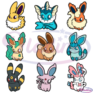 Pokemon And Friends Bundle SVG Digital File