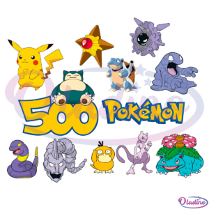 Pokemon Bundle SVG Digital File