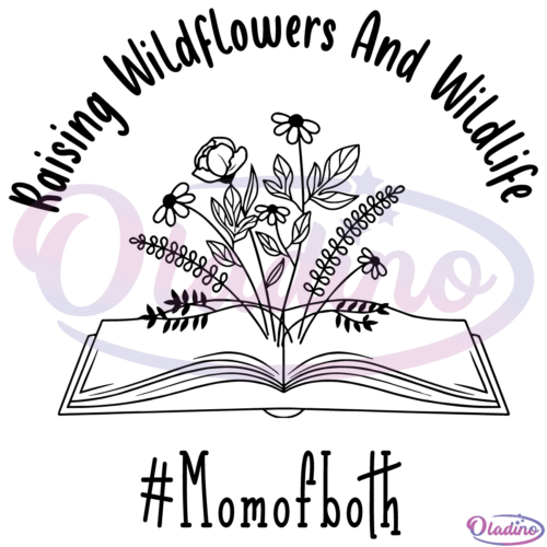 Raising Wildflowers And Wildlife SVG Digital File