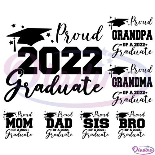 Senior 2022 Family Bundle SVG Digital File