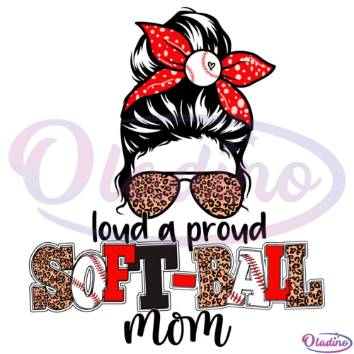 SoftBall Mom SVG Digital File