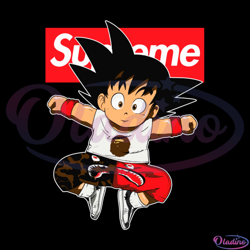 Son Goku Dragon Ball Supreme SVG Digital File, Son Goku Svg