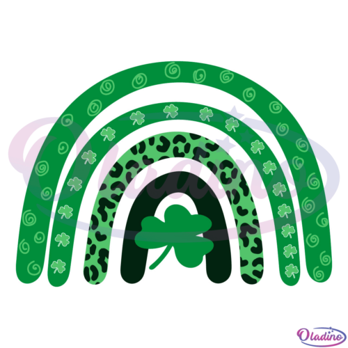 St Patricks Day Rainbow Svg Digital File