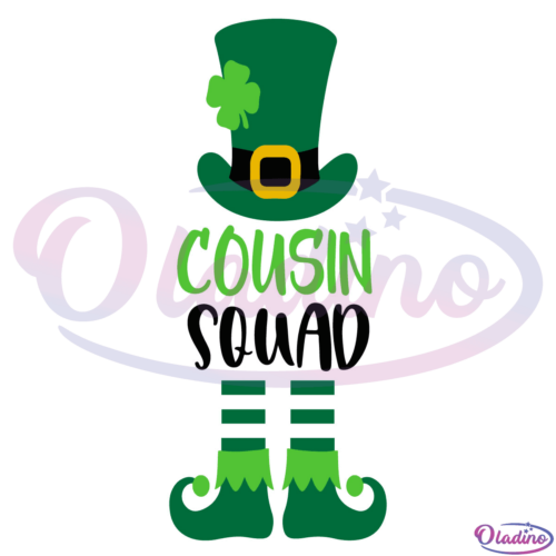 Cousin Squad St Patrick's Day SVG Digital File