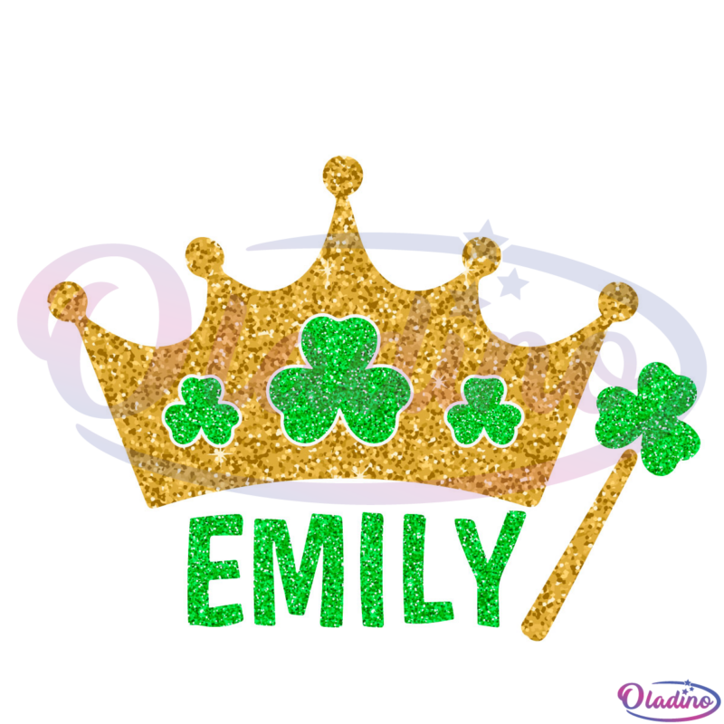 St Patricks Day SVG Digital File Princess Crown SVG Digital File