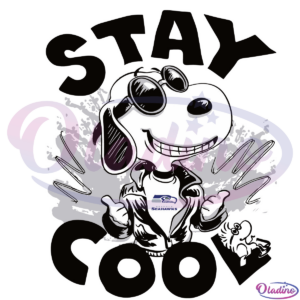 Stay cool like snoopy Seattle seahawks SVG Digital File