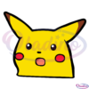 Surprised Pikachu SVG Digital File, Pokemon Svg, Cute Pikachu Svg