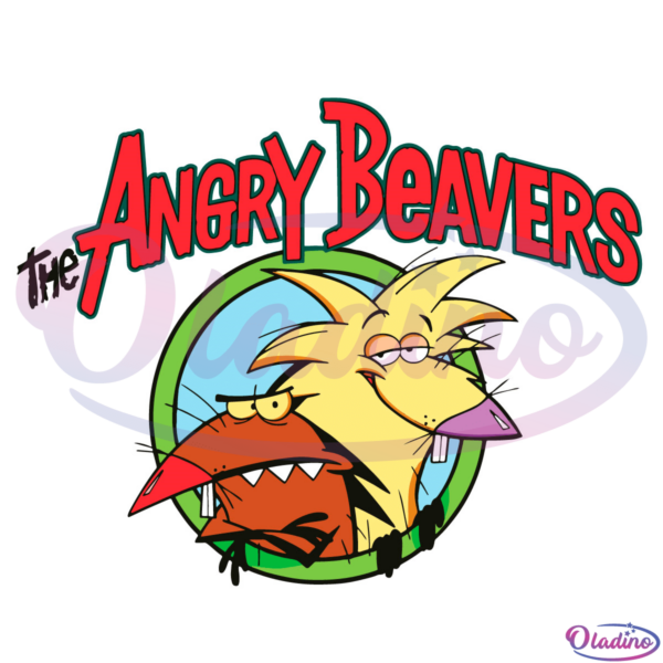 The Angry Beavers SVG Digital File, Nickelodeon Nick