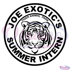 Tiger King SVG Digital File, Joe Exotic Svg, Summer Intern Svg