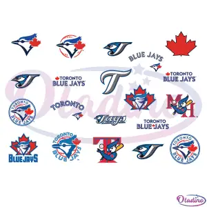 Toronto Blue Jays Team Bundle SVG Digital File