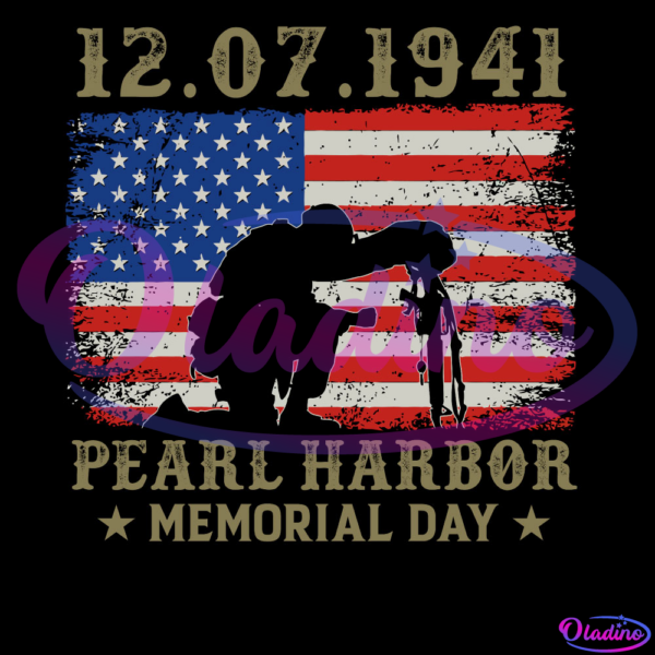12.07.1941 Pearl Harbor Memorial Day USA SVG PNG Digital File
