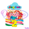 2nd Birthday Party Jayden Cocomelon PNG Sublimation
