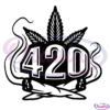 420 Weed SVG Silhouette, Cannabis Svg