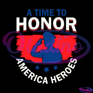 A Time To Honor America Heroes Police Star SVG PNG Digital File