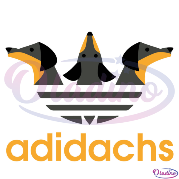Adidas Adidachs Dachshund SVG Digital File