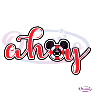 Ahoy Vacation SVG PNG Digital File