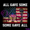All Gave Some Some Gave All USA Memorial Day PNG Sublimation