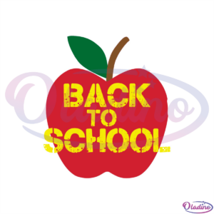 Apple back to school SVG Digital File