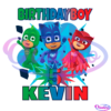 Birthday Boy Happy 5th Birthday Kevin PNG Sublimation Designs Digital File