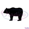 Black Bear Standing SVG Silhouette