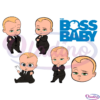 Boss Baby Bundle SVG PNG Digital File, Cartoon Svg