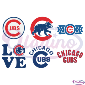 Chicago Cubs Design Bundle SVG Digital File