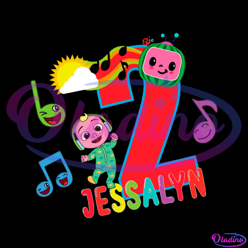 Cocomelon 2nd Birthday Jessalyn Baby JJ SVG PNG