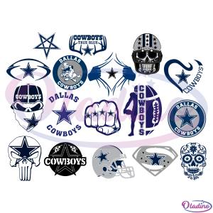 Dallas Cowboys Design Bundle SVG PNG Digital File