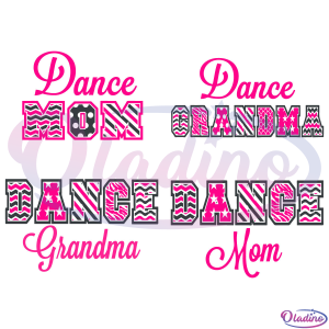Dance Mom Bundle SVG PNG Digital File, Mom Svg
