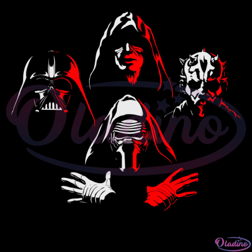 Darth Vader And Friend SVG PNG Digital File