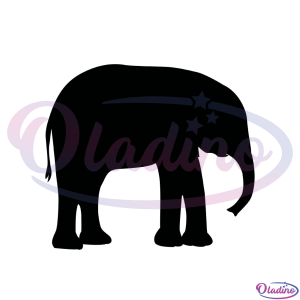 Elephant black SVG Digital File, elephant mom SVG