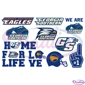 Georgia Southern Eagles Embroidery SVG Digital File, NCAA Svg